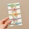 Gomas para el Pelo Dulces de Frutas para Niñas 2026 Nuevas Bandas Elásticas de Alta Elasticidad Que No Dañan el Cabello, Elegantes Gomas para el Pelo