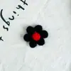 Nueva Flor de Hilo de Seis Pétalos Accesorios de Mohair Flor de Peluche DIY Decoración para Funda de Teléfono Colgante Accesorios para Ropa