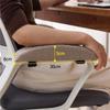 Almohadilla para Reposabrazos Estilo Lino para Silla de Oficina, Soporte Suave para Codos, Silla de Estudiante, Cojín Elevador de Altura para Reposabrazos de Silla Gamer
