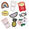 Ventas Directas de Fábrica Dibujos Animados Computadora Bordado Calcomanías de Tela Mariposa Arcoíris Bordado Sello DIY Accesorios de Ropa Parche Calcomanías en Stock