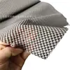 Malla de espuma transparente a cuadros Malla de espuma con patrón de ondas antiestática PVC espumado tejido de urdimbre y trama red antideslizante