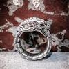 Deseo AliExpress venta caliente anillo mito noruego dragón Nidhogg estilo étnico anillo amuleto anillo de dragón