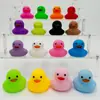 Banho e respingos de água pato amarelo pitada chamada som bebê pato brinquedo piscina banheiro Pato leite chá loja pequeno presente