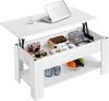 Muebles de placa de Amazon de venta caliente transfronterizos, mesa de centro elevable para sala de estar europea y americana, venta al por mayor de fábrica, mesa de centro