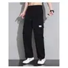 Pantalones de trabajo de seda helada transfronterizos para hombre, finos de verano, estilo americano moderno, holgados, pierna recta, caídos, pierna ancha, casuales