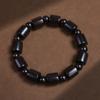 Pulsera de Cuentas de Tambor de Nube Auspiciosa Tallada en Ébano de Alta Gama Sándalo Morado de Venta Caliente Cuentas de Cubo DIY Cuentas de Buda Pulsera para Hombres y Mujeres