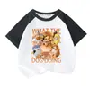 2026 Mi Cuchillo Escudo Perro Ropa Camiseta de Manga Corta Raglán Shiba Inu Divertido Abstracto Emoji Camisa para Niños y Adultos