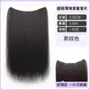 Postizo resaltando una pieza de decoloración de dopamina y teñido de cabello trenzado, sin costuras, gran cantidad de color de teñido para colgar en la oreja, mechón de cabello