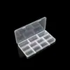 Caja de embalaje para componentes electrónicos, piezas de joyería de 11 compartimentos fijos, accesorios para aparejos de pesca, caja de plástico transparente, caja de almacenamiento de PP