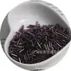2x Cuentas de tubo recto rellenas de plata de 6 mm, cuentas de arroz de vidrio, hechas a mano, para pulseras de cuentas sueltas, materiales para accesorios de ropa