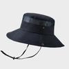 9213 Sombrero de Pescador de Color Sólido de Verano Sombrero de Sol de Ala Ancha para Hombre Montañismo al Aire Libre Protección Solar Sombrero de Sol Ciclismo Sombrero Transpirable