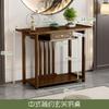 Gabinete de Entrada Estilo Chino Nuevo Escritorio de Madera Maciza para Entrada Sala de Estar Moderna Nicho Budista Estuche para Incienso Gabinete de Pared para Pasillo del Hogar Zhao Zhuyou