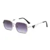 Gafas de Sol Estilo Retro Old Money para Hombre 2025 Nuevas Metálicas Tendencia Europea y Americana Gafas de Sol Parasol Gafas de Sol con Corte