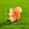 Micro Paisagem de Musgo Criativa Fofa Boneca Esquilo Pequeno Acessórios de Decoração DIY Paisagismo de Jardim Mini Enfeites Pequenos