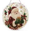 Bestseller transfronterizo árbol de Navidad pintura de diamantes 5D colgante acrílico regalo de Navidad decoración colgante manualidad acrílica