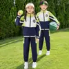 Uniformes de Jardín de Infancia 2026, Ropa Deportiva de Primavera y Otoño, Uniformes de Clase Estilo Academia para Niños, Conjunto de Uniformes Escolares para Estudiantes de Primer Grado de Primaria y Secundaria