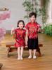 Uniformes de Jardim de Infância, Roupas de Verão de Estilo Chinês para Apresentação, Fatos Tang para Bebês Masculinos e Femininos, Roupas para Fotos da Temporada de Formatura, Uniformes de Verão para Aulas, Dia das Crianças