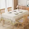 Mantel nuevo estilo chino, lavable, impermeable, a prueba de aceite, resistente al calor, lujo ligero, gama alta, estilo chino tradicional, mantel rectangular para mesa de centro