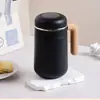 Copo de Água para Escritório com Logo Personalizado Copo de Viagem Portátil de Alto Valor Copo Térmico de Aço Inoxidável de Nicho High-End