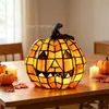 Lanterna de abóbora de Halloween estilo Tiffany, novo produto transfronteiriço