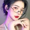 Gafas de Medio Marco Inferior para Mujer, Monturas Decorativas Lindas, Estilo Hermana Real Puro Lustre, Monturas sin Lentes, Se Pueden Combinar con Graduación Retro