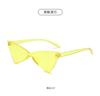 Nuevas gafas de sol ojo de gato triángulo de explosiones transfronterizas, gafas de sol de fiesta de color caramelo personalizadas al por mayor