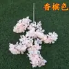 Novo Corredor de Casamento com Neve Artificial Adereços Decoração de Fundo para Casamento Árvore de Flor de Cerejeira Corredor de Casamento com Flor de Cerejeira de Ferro Forjado Enfeites de Casa