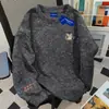 Sudadera con capucha de cuello redondo con estampado divertido de gato Hip Hop Americano para mujer Otoño Invierno Nuevo Estilo Tendencia Holgada Adelgazante Top de Pareja