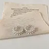 Lujo Ligero, Exquisito, Estilo de Nicho, Sensación de Alta Gama, Pendientes de Plata Chapada en Oro con Aguja, Geométricos, Simples, Modernos, Incrustados con Perlas, Pendientes en Forma de C con Incrustaciones de Diamantes