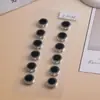 Fivela Decorativa Fixa para Lenço Exclusiva Transfronteiriça com Forte Magnetismo, Acessório de Viagem Simples para Combinar com Lenços de Seda Étnicos, Design Geométrico Estilo Ins
