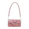 Bolsa Feminina Estilo Novo Simples Retrô Moda Casual Personalidade Bolsa de Ombro Tendência Outono 2026 Bolsa Quadrada Pequena Texturizada