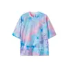 2024 Nova Tendência de Verão Dopamina Tie-Dye Sedoso, Confortável e Fresco t