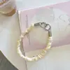 Lanyard de lunares estilo chica dulce coreana pulsera plisada correa de muñeca lanyard de doble hebilla cadena corta para funda de teléfono