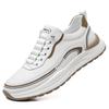 Tênis de prancha masculinos de primavera, superfície macia, respirável, branco, tênis masculino juvenil, moderno, calçado casual masculino