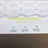 Accesorios populares para manicura de trébol artificial estilo caricatura, mini tachuelas florales de color sólido versátiles, accesorios de resina