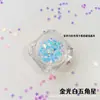 Venta Directa de Fábrica Botella con Forma de Diamante de Brillo Dorado Materiales Creativos Hechos a Mano DIY Flujo de Resina Brillo Decoración para Uñas