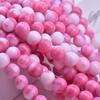 Novo 10mm Jade Esmagado Gelo Crack Contas de Porcelana Candy Color Glaze Contas Redondas DIY Pulseira Jóias Acessórios Material Contas a Granel