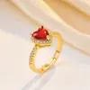 Anillo de Lujo Ligero Estilo Francés de Gama Alta con Microincrustaciones Completas de Diamantes para Mujer, Súper Brillante, Moderno, Exquisito, Versátil, Modelo Nuevo, Anillo de Venta Caliente en Transmisión en Vivo
