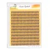 Al por mayor transfronterizo Espantapájaros 20D Segmentado Racimo Individual Pestañas Postizas 0.1 Espesor Natural Denso Suave Racimos Injertados Rizadas