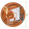 Nuevo traje de vajilla para fiesta temática de baloncesto bandera vaso de papel plato de papel servilleta suministros de decoración de fiesta diseño