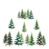 Decorações de Natal floco de neve adesivos de vidro transfronteiriços Amazon mais vendidos cedro verde adesivos eletrostáticos atacado