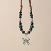 Accesorios, Joyería, Cuentas Tejidas, Nueva Cadena para Suéter Estilo Chino, Collar de Cerámica para Mujer, Lujo Ligero, Nicho, Sensación de Alta Gama, No se Desvanece