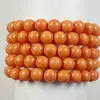 Pulsera morada ahumada joyería barata vidrio opaco transfronteriza popular comercio exterior exportación cuentas redondas de 8MM