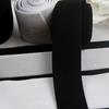 Banda Elástica Espessa Preta e Branca de Nylon Imitação Elástico de Borracha Cor Plana Dura Cintura de Calça Tira Decorativa DIY Acessórios para Casa