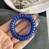 Corea del Sur Dongdaemun Nuevo Azul Klein Sirena Ji Línea Telefónica Anillo para el Cabello Mate Sin Marcas Atadura Pulsera para el Cabello Accesorios para el Cabello