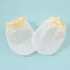 Guantes Pequeños de Malla Anti-Rayaduras para Bebé Verano Delgados Transpirables Frescos Alta Elasticidad Cordón Encaje Guantes Ajustables para Bebé