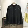 Design de Corte 3D~Estilo Unissex para Casal ao Ar Livre Color-Blocking Camiseta Esportiva de Ciclismo Manga Longa com Gola Redonda Camada de Base
