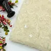 Tela Bordada Tridimensional, Tela de Malla para Hanfu Diy, Accesorios para Cheongsam, Tela Bordada