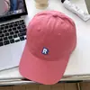 Gorra de Béisbol Modelo Nuevo 2026 con Logo R para Mujer con Letras en Inglés, Circunferencia de Cabeza Grande, Hace que la Cara Parezca Más Pequeña, Versátil Gorra de Pico para Primavera y Verano para Hombre