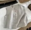 Chaleco de punto holgado estilo coreano, jersey versátil, top casual fino de moda 2026 nuevo para mujer